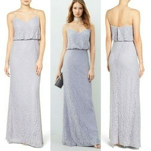 Lace Blouson Gown Dress